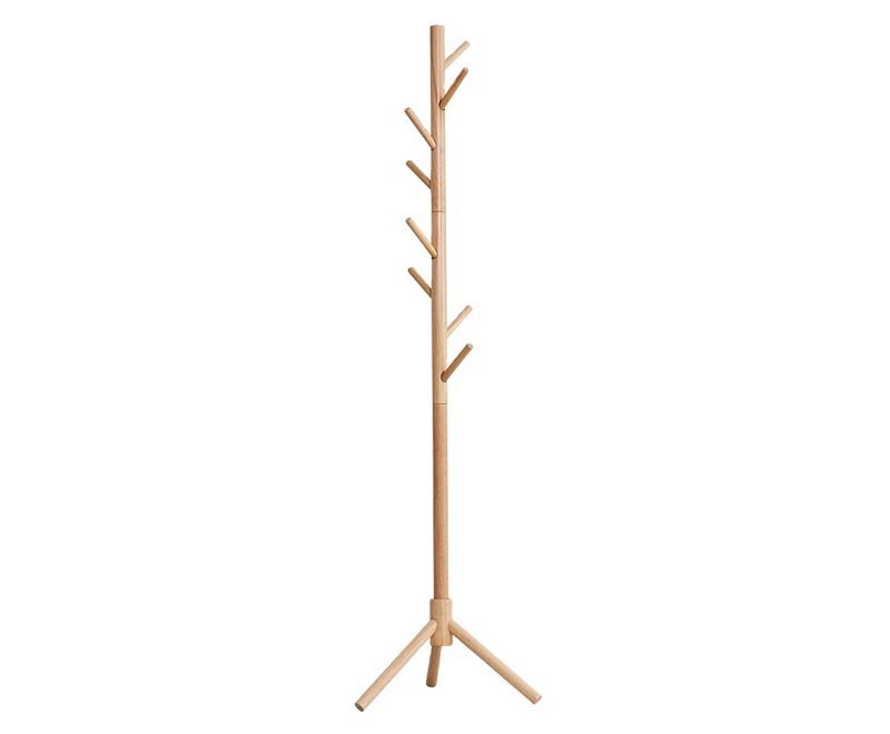 Wooden Tree Coat Rack Stand