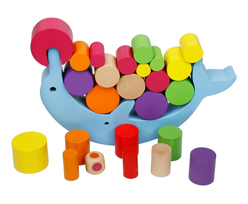 Wooden Dolphins Balance Toys