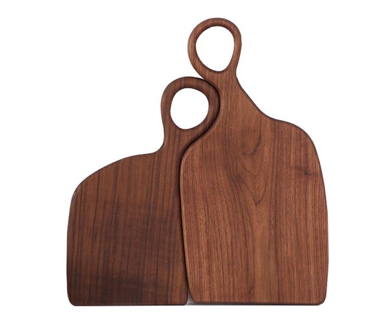 Wood Cutting Board With Handle