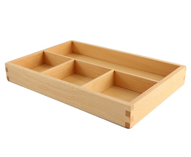 Wooden Tea Box With Dividers