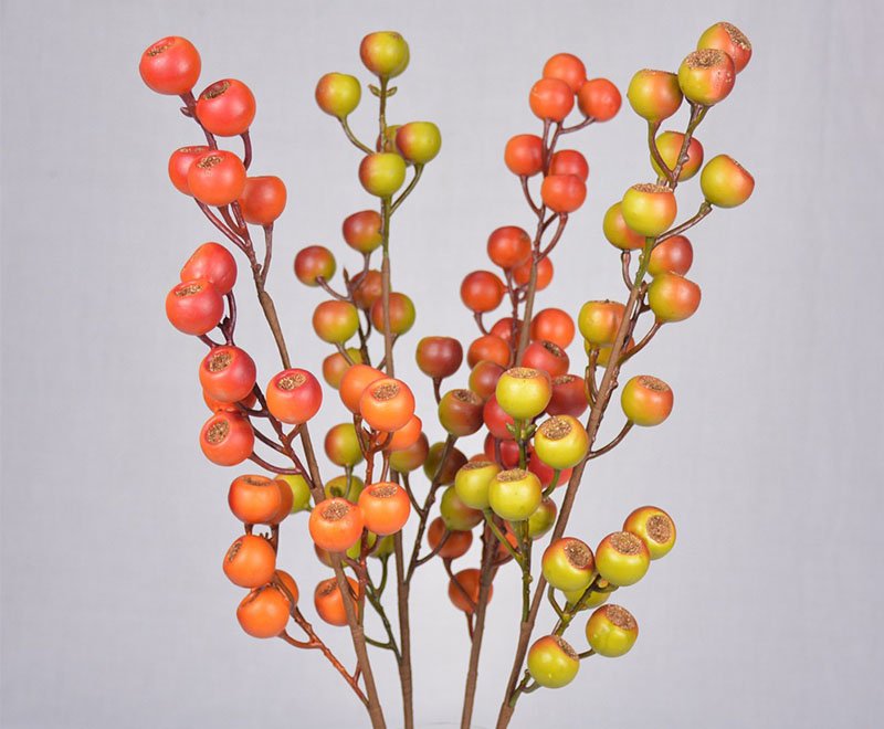 Faux Red Mistletoe Winter Decorative Artificial Berry